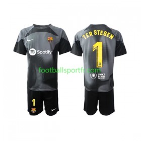 Tenue FC Barcelone Ter Stegen 1 Gardien Enfant Exterieur 2022-2023 Maillot de Foot